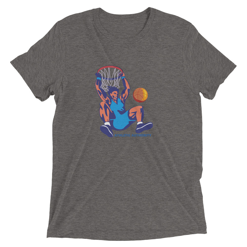 Athletic Authority "Basketball Dunk" Unisex Tri-Blend Short sleeve t-shirt