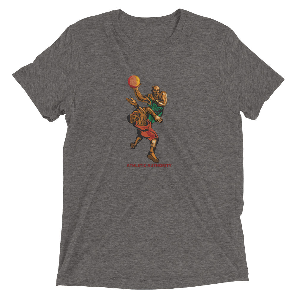 Athletic Authority "Basketball Layup" Unisex Tri-Blend Short sleeve t-shirt