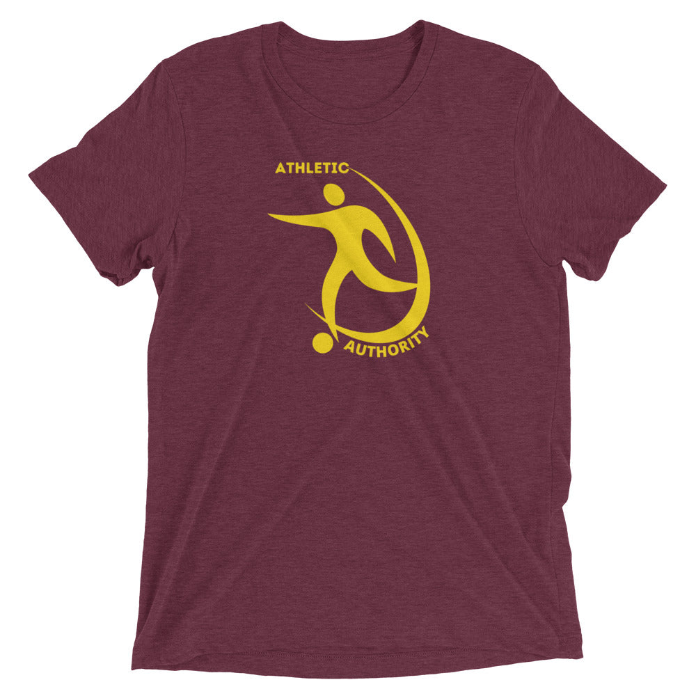 Athletic Authority" Soccer Swish" Unisex Tri-Blend Short sleeve t-shirt