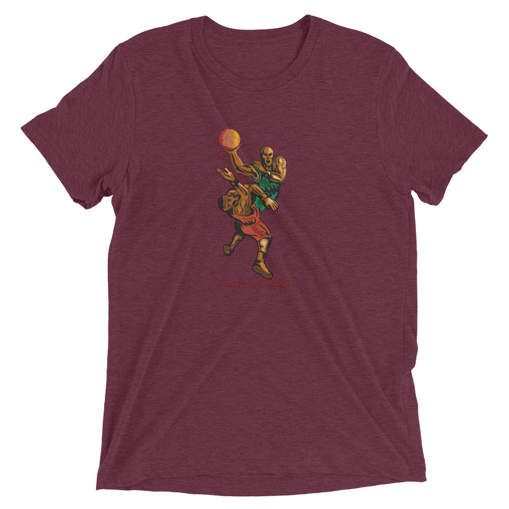 Athletic Authority "Basketball Layup" Unisex Tri-Blend Short sleeve t-shirt
