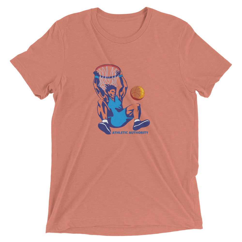 Athletic Authority "Basketball Dunk" Unisex Tri-Blend Short sleeve t-shirt