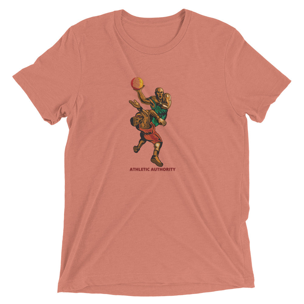 Athletic Authority "Basketball Layup" Unisex Tri-Blend Short sleeve t-shirt