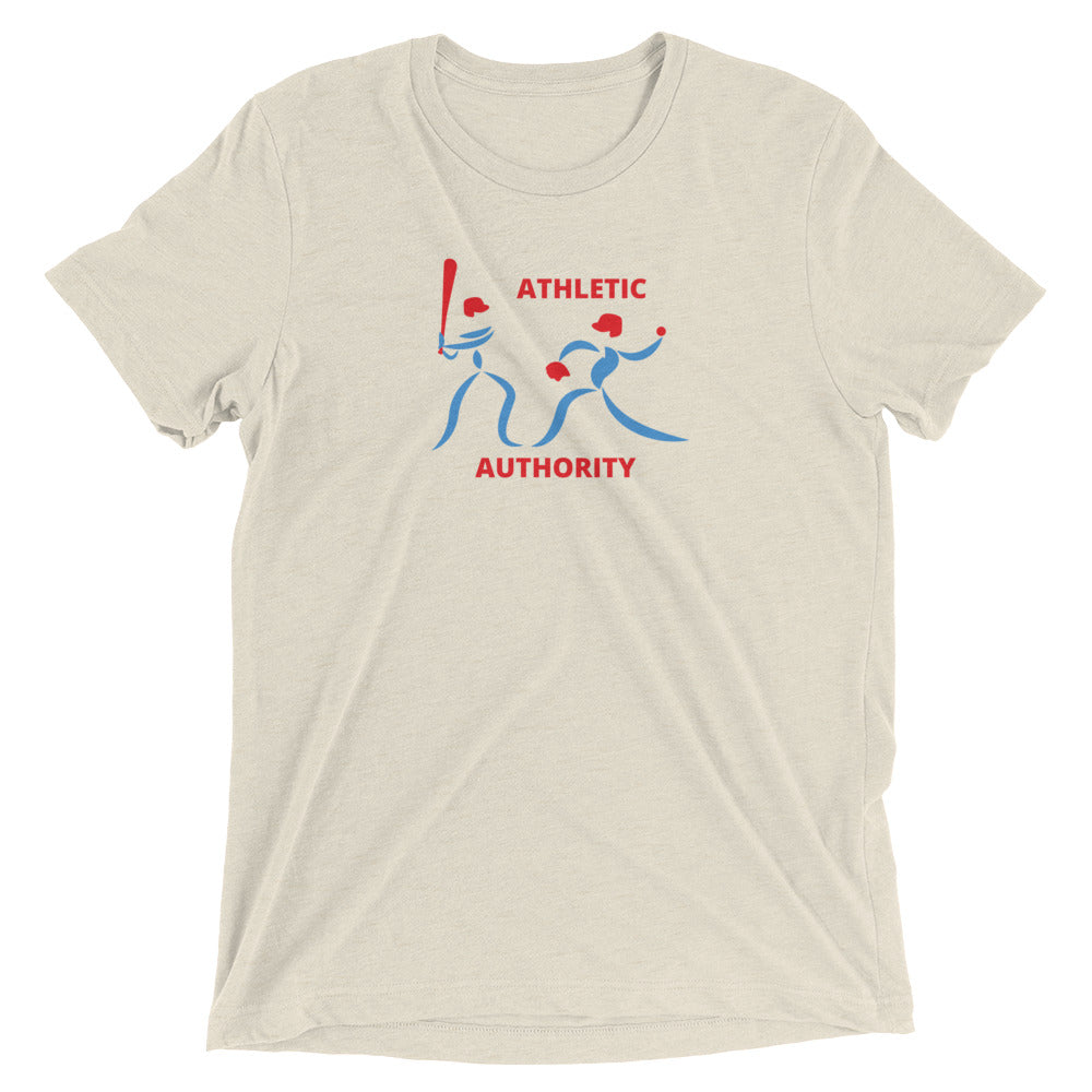 Athletic Authority  "Baseball Pitch" Unisex Tri-Blend Short sleeve t-shirt