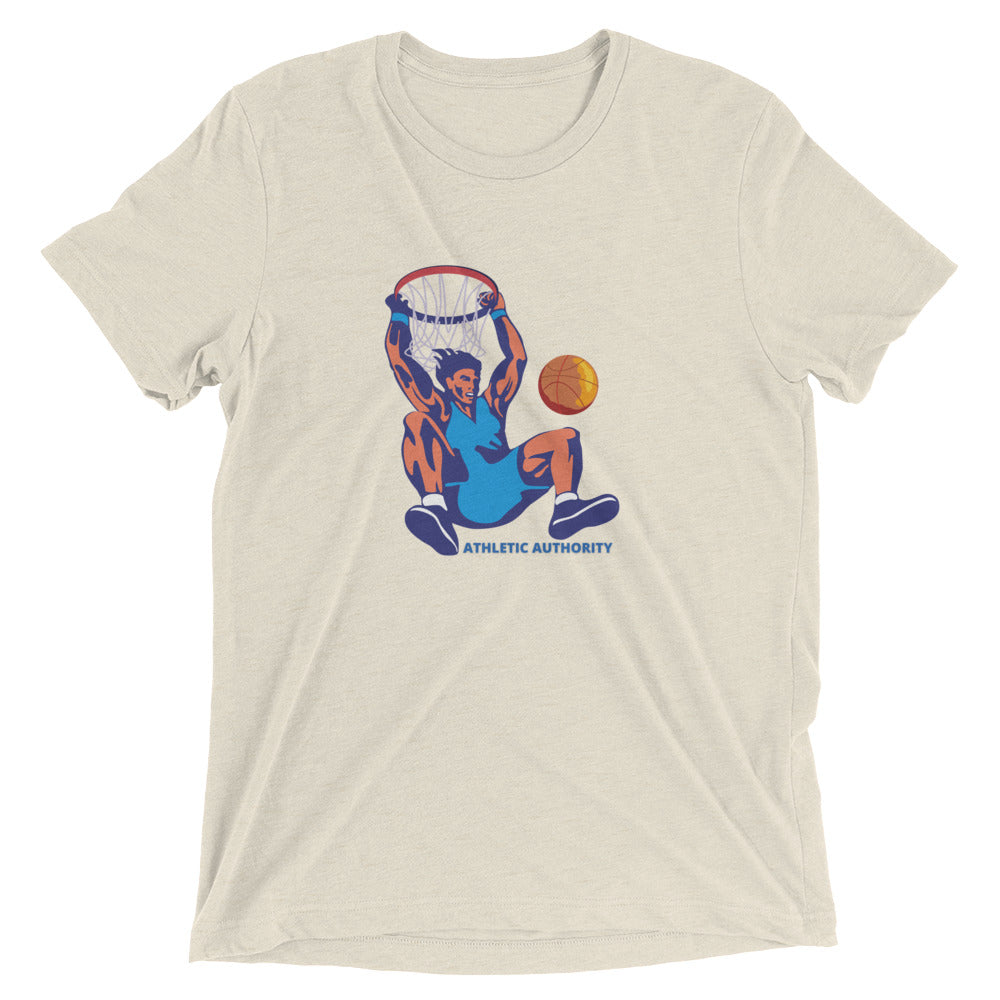 Athletic Authority "Basketball Dunk" Unisex Tri-Blend Short sleeve t-shirt