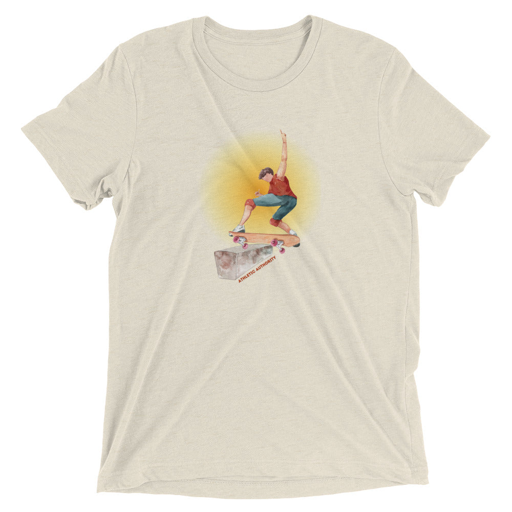 Athletic Authority "Skateboard Grind" Unisex Tri-Blend Short sleeve t-shirt