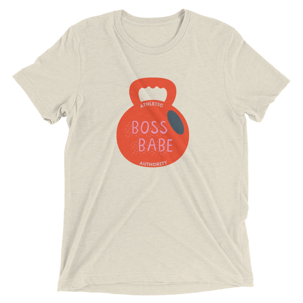 Athletic Authority "Boss Babe" Unisex Tri-Blend Short sleeve t-shirt