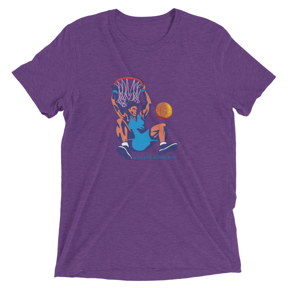 Athletic Authority "Basketball Dunk" Unisex Tri-Blend Short sleeve t-shirt