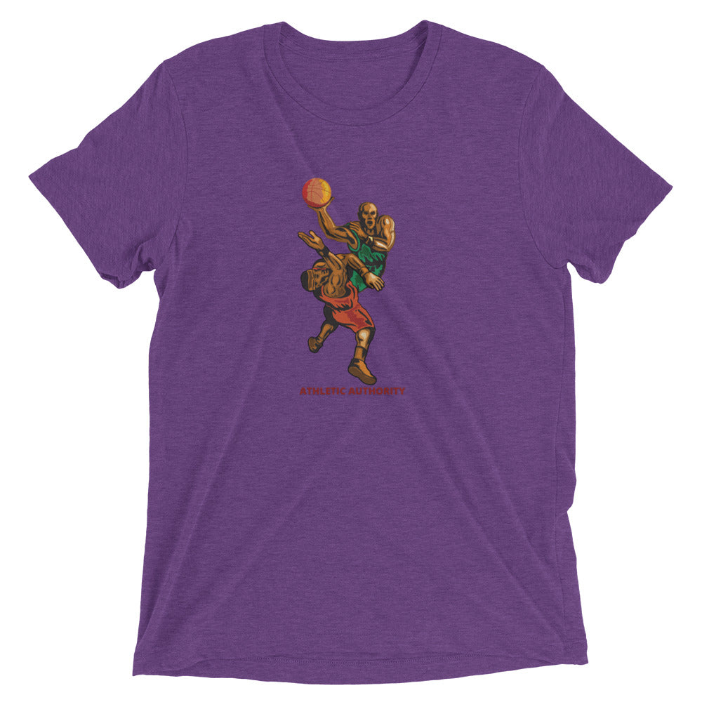 Athletic Authority "Basketball Layup" Unisex Tri-Blend Short sleeve t-shirt