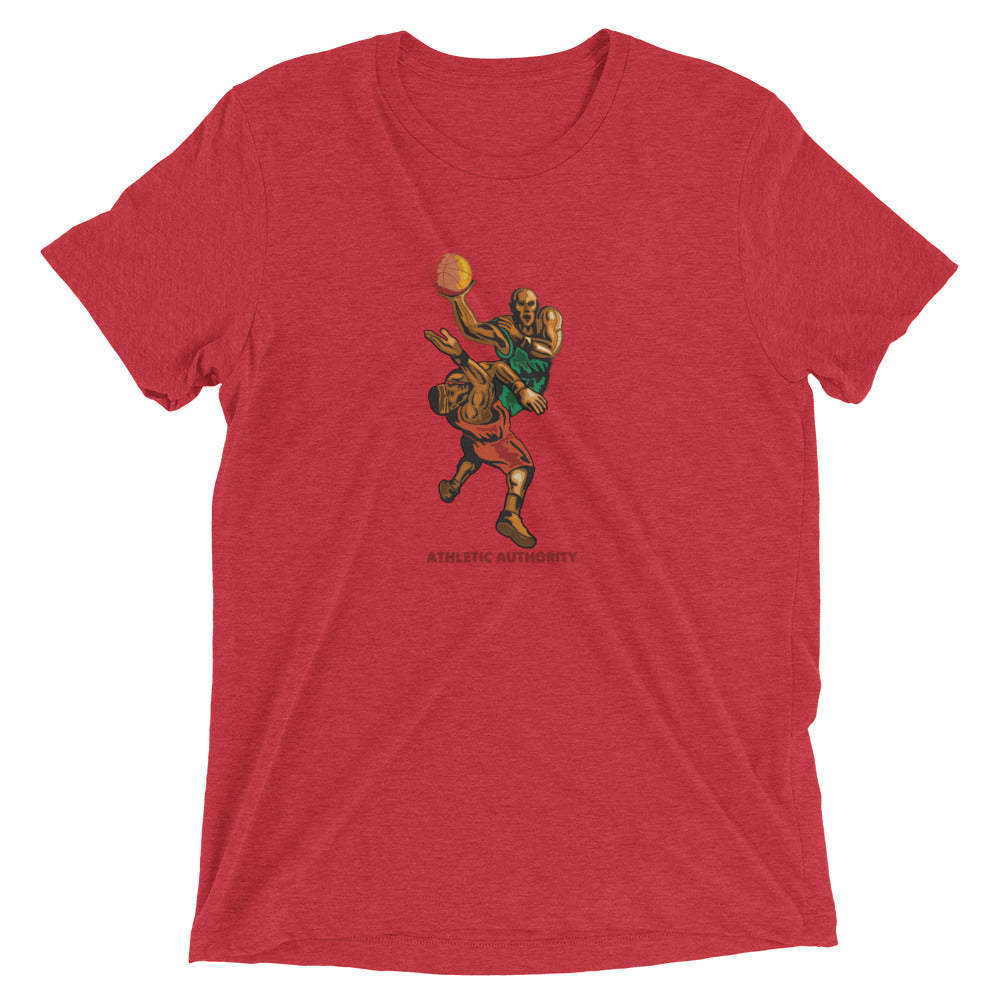 Athletic Authority "Basketball Layup" Unisex Tri-Blend Short sleeve t-shirt