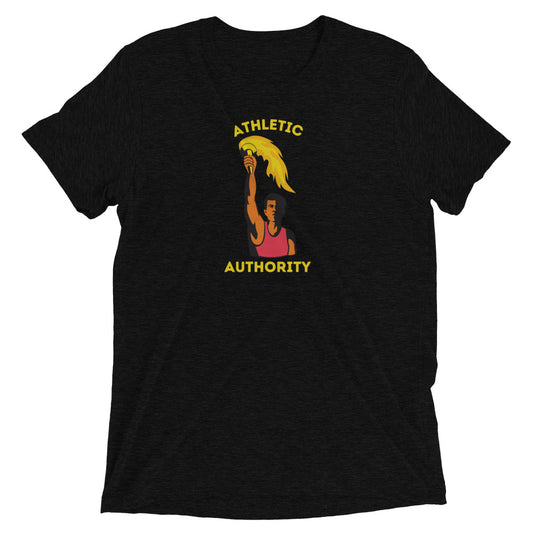 Athletic Authority  "Olympic Flame " Unisex Tri-Blend Short sleeve t-shirt