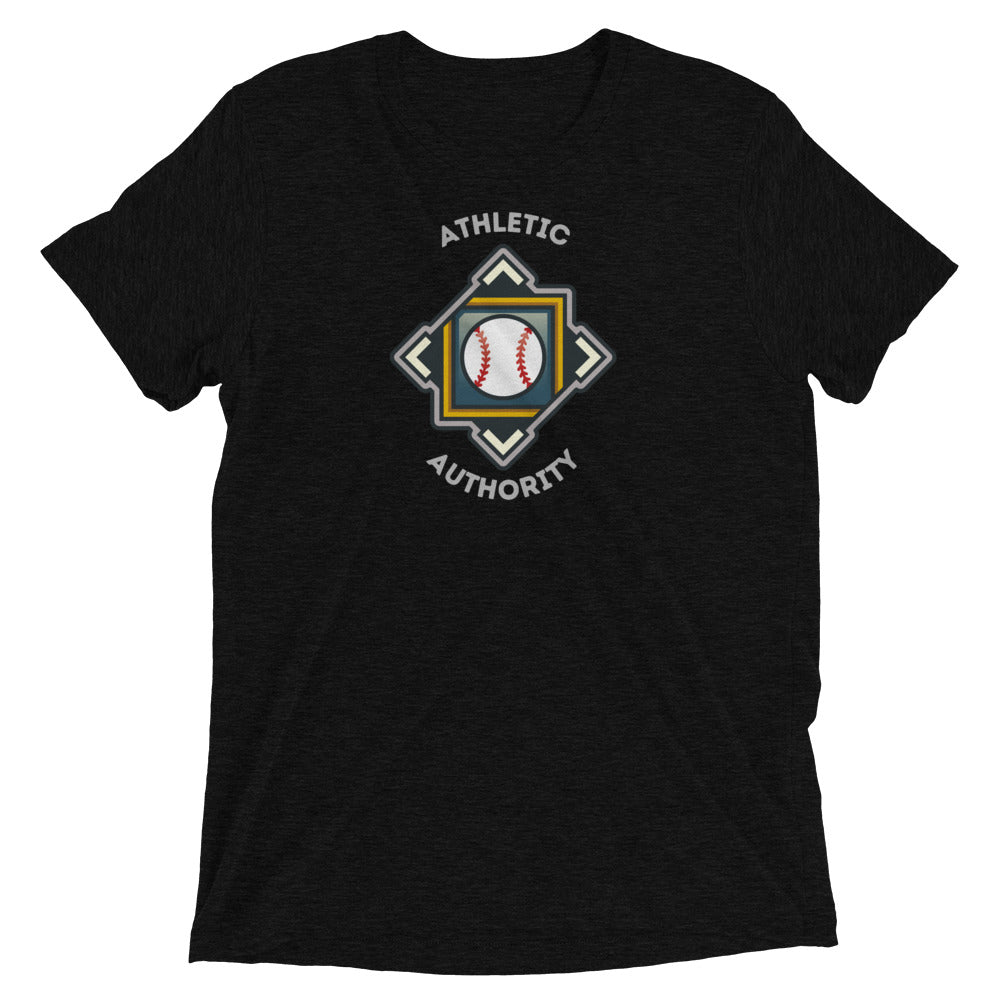 Athletic Authority "Baseball Crest" Unisex Tri-Blend Short sleeve t-shirt