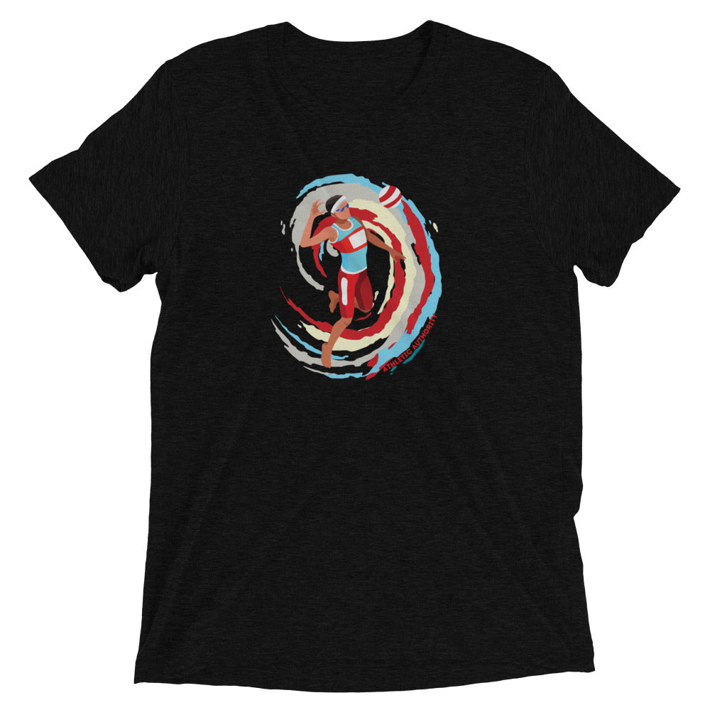 Athletic Authority "Volleyball Serve" Unisex Tri-Blend Short sleeve t-shirt
