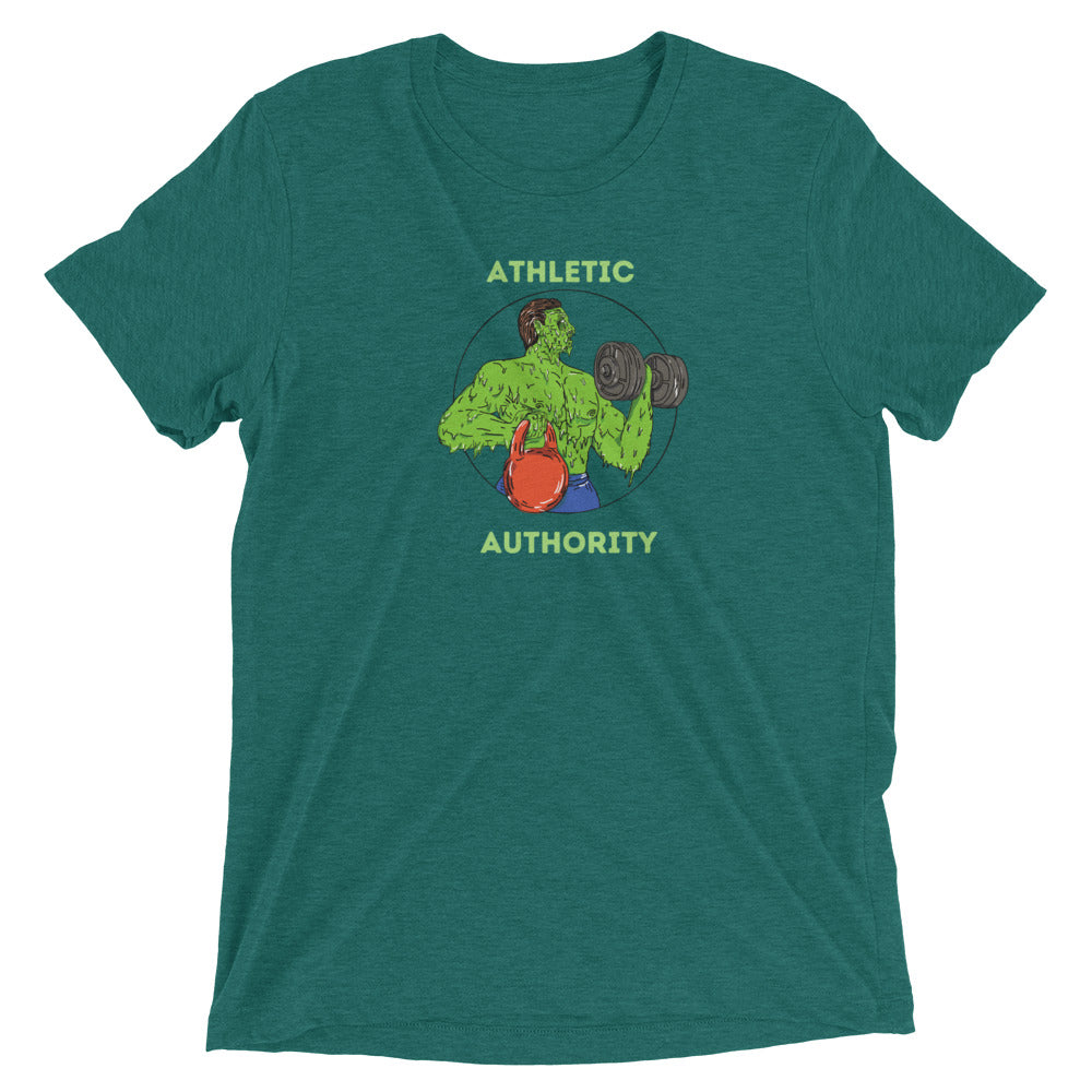 Athletic Authority "Green Giant" Unisex Tri-Blend Short sleeve t-shirt