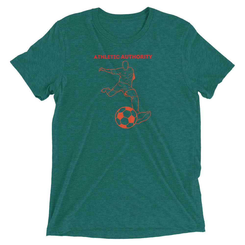 Athletic Authority "  Soccer Blast" Unisex Tri-Blend Short sleeve t-shirt