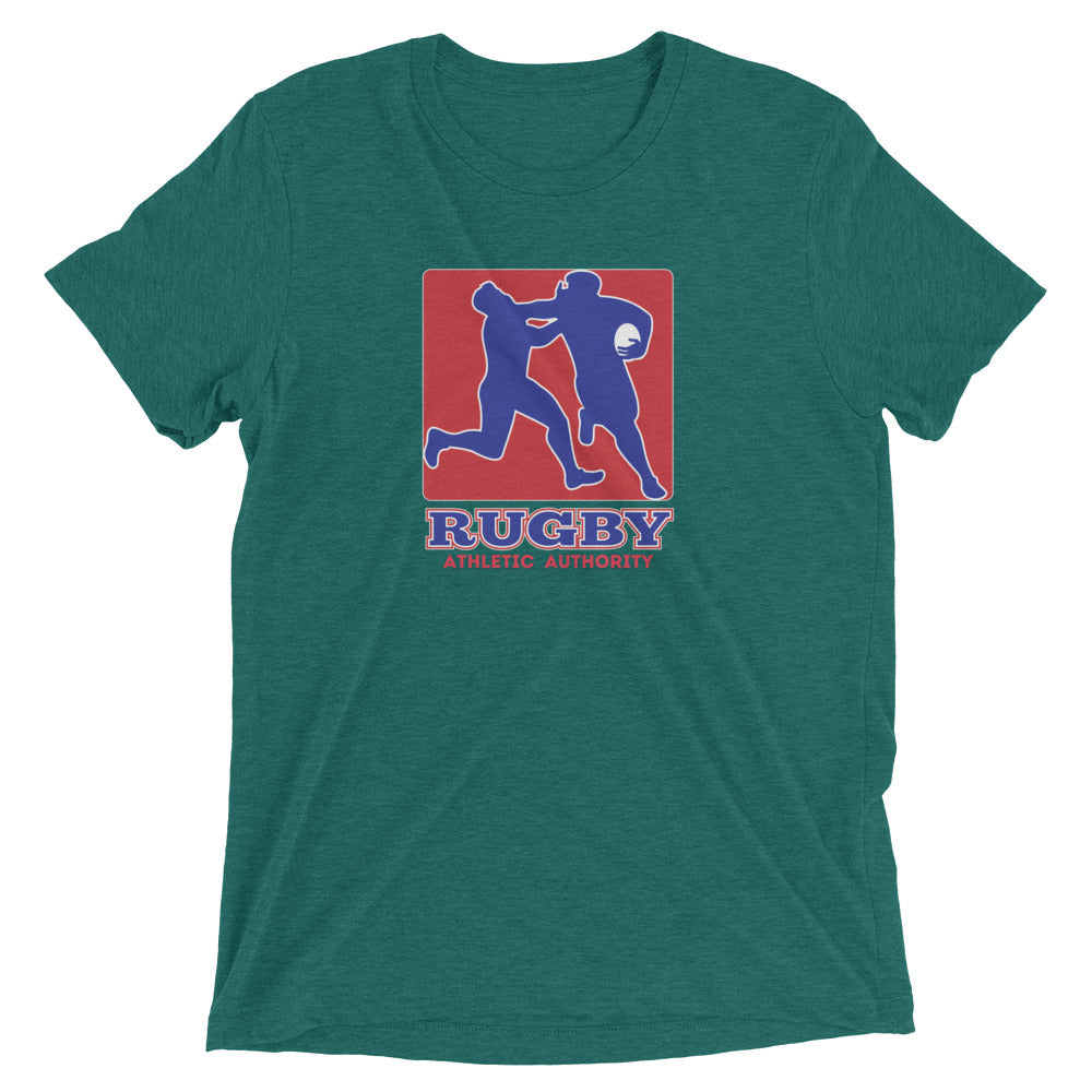 Athletic Authority  "Rugby Contact" Unisex Tri-Blend Short sleeve t-shirt