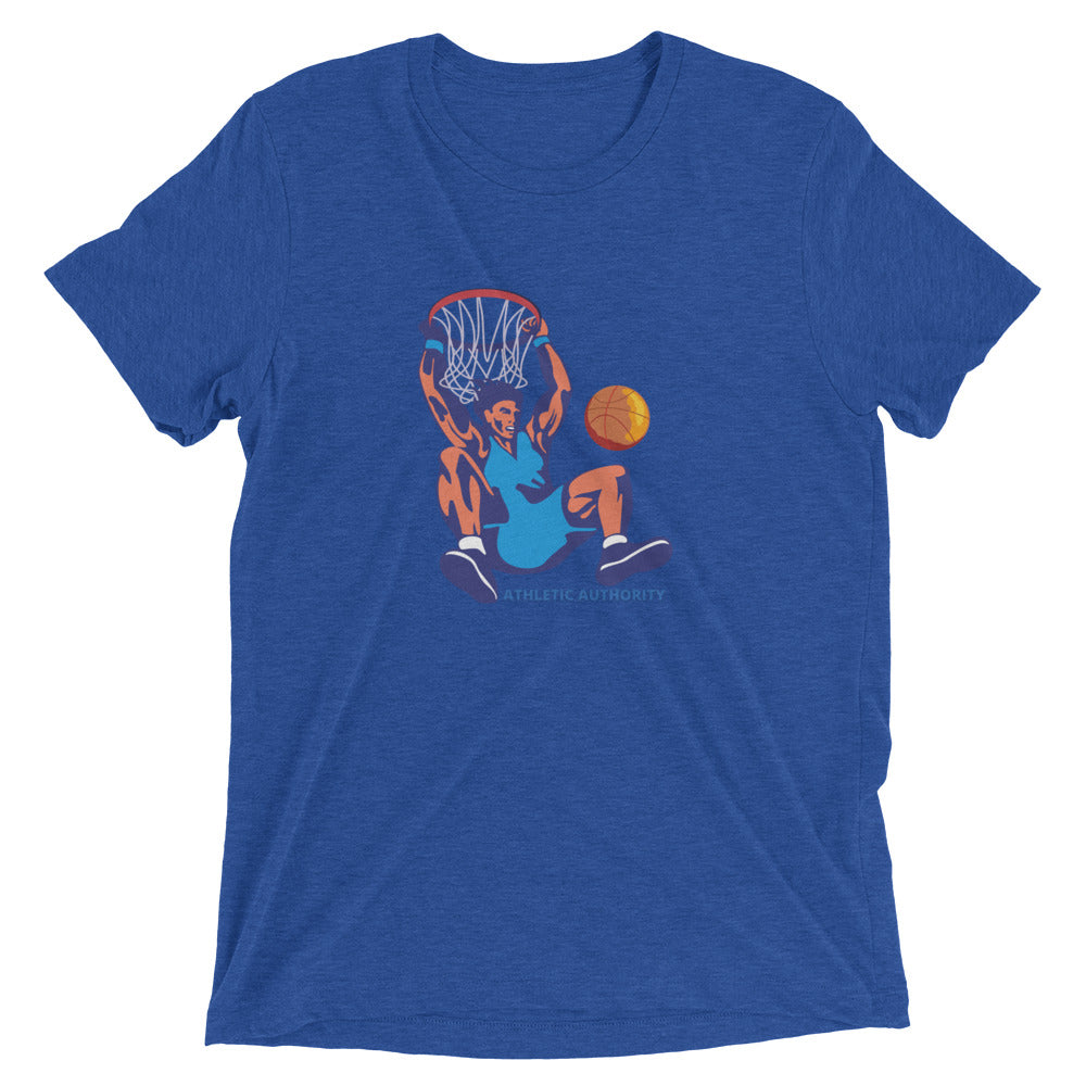 Athletic Authority "Basketball Dunk" Unisex Tri-Blend Short sleeve t-shirt