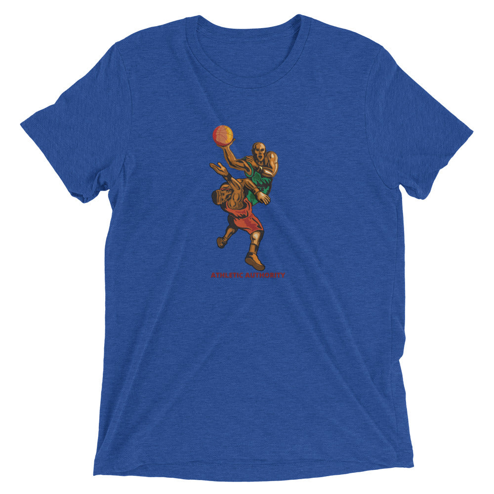 Athletic Authority "Basketball Layup" Unisex Tri-Blend Short sleeve t-shirt