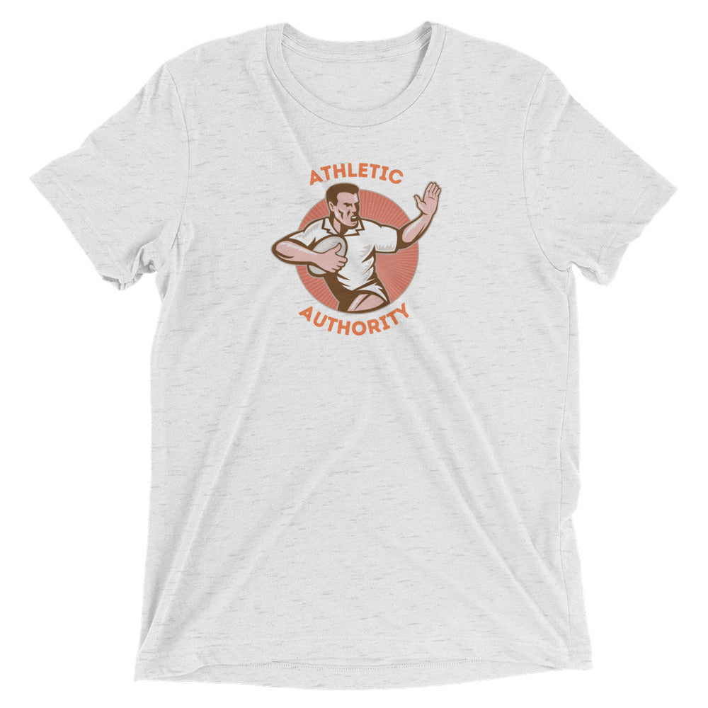 Athletic Authority  "Rugby Run" Unisex Tri-Blend Short sleeve t-shirt