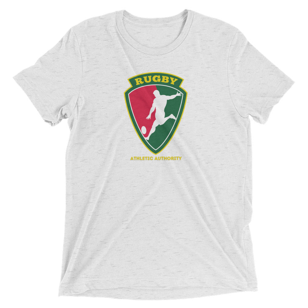 Athletic Authority  "Rugby Kick" Unisex Tri-Blend Short sleeve t-shirt