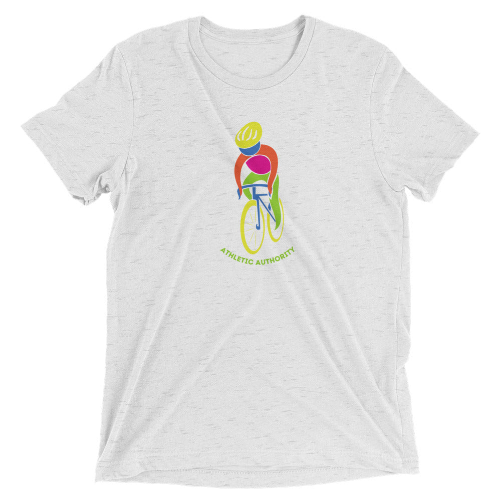 Athletic Authority "Cycling Neon" Unisex Tri-Blend Short sleeve t-shirt