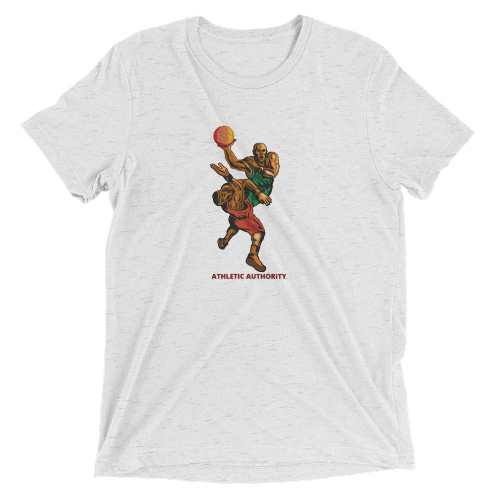 Athletic Authority "Basketball Layup" Unisex Tri-Blend Short sleeve t-shirt
