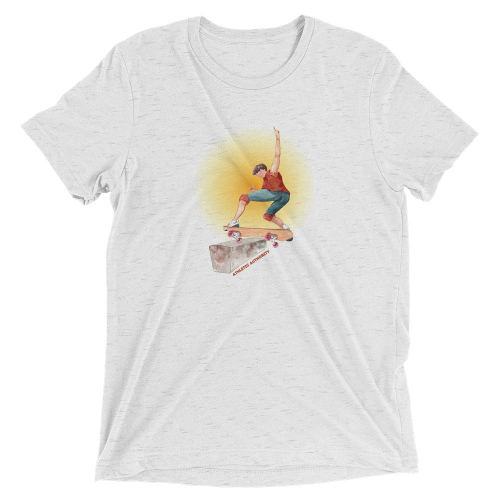 Athletic Authority "Skateboard Grind" Unisex Tri-Blend Short sleeve t-shirt