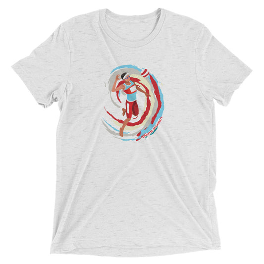 Athletic Authority "Volleyball Serve" Unisex Tri-Blend Short sleeve t-shirt