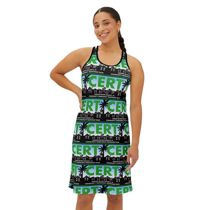 CERT GM Women's Racerback Dress (AOP)