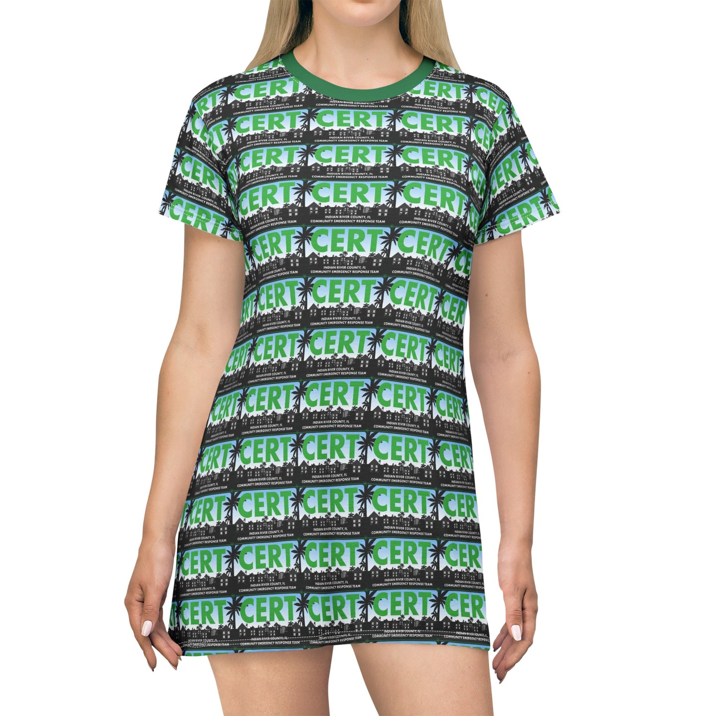 CERT GM T-Shirt Dress (AOP)