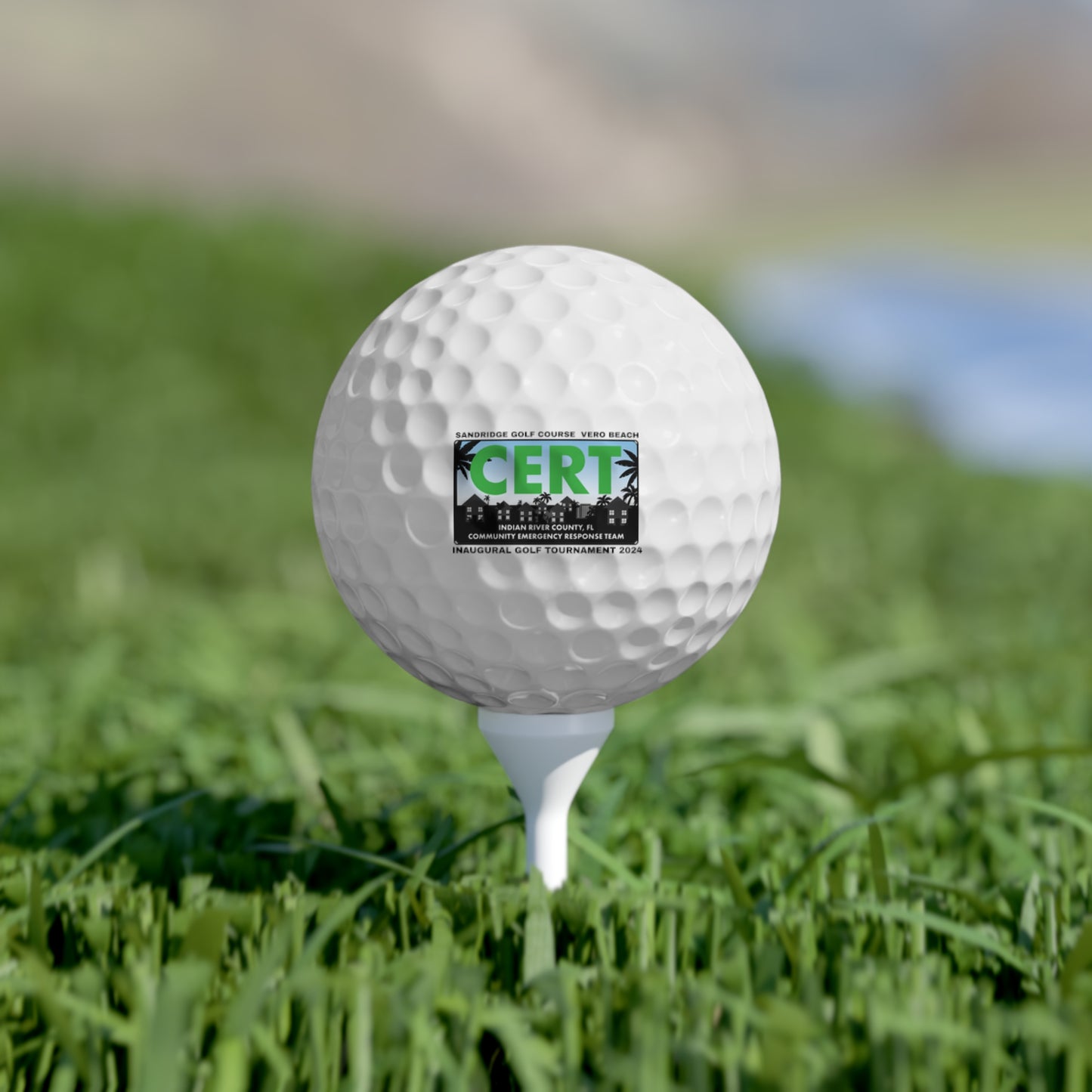 CERT Golf Balls, 6pcs