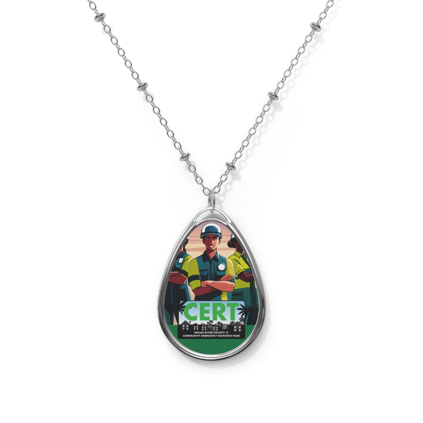 CERT GM Oval Necklace