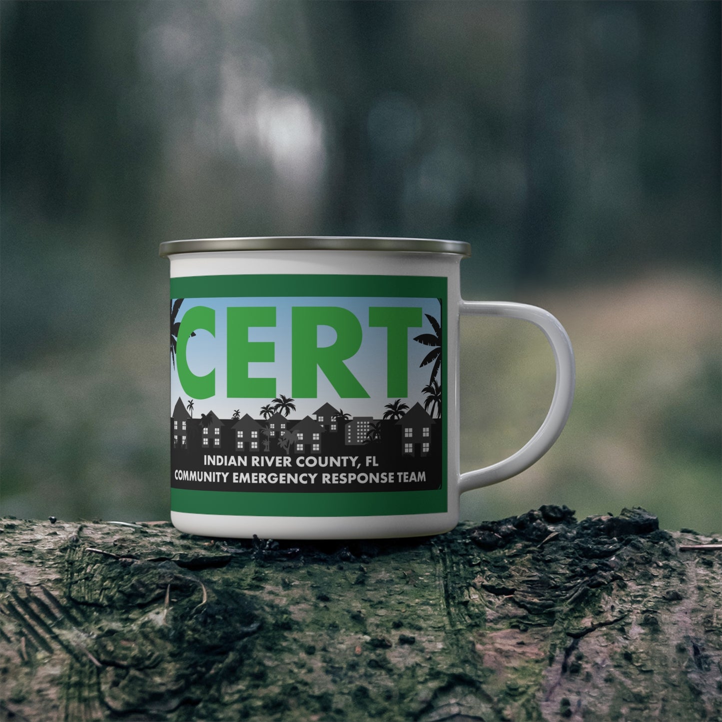 CERT GM Enamel Camping Mug