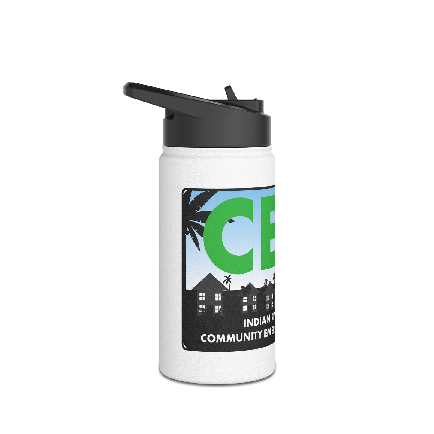 CERT GM Stainless Steel Water Bottle, Standard Lid