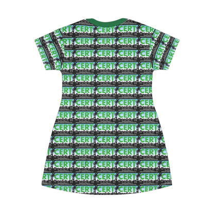 CERT GM T-Shirt Dress (AOP)