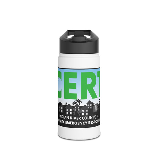 CERT GM Stainless Steel Water Bottle, Standard Lid