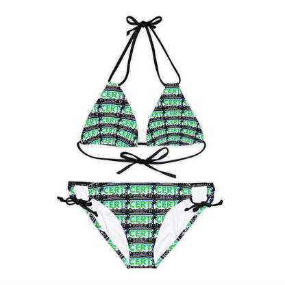 CERT GM Strappy Bikini Set (AOP)