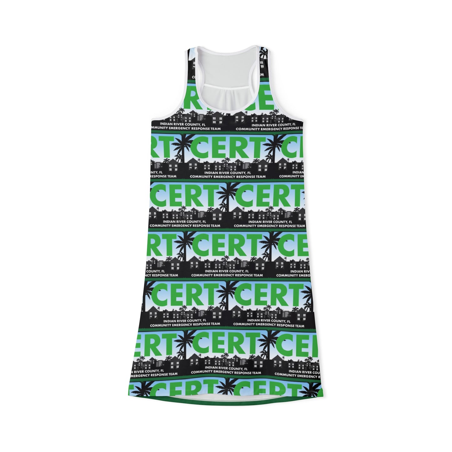 CERT GM Women's Racerback Dress (AOP)