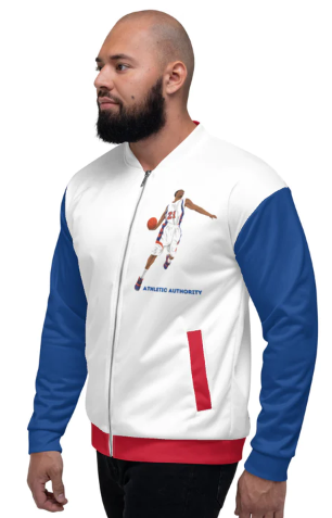 Athletic Authority " Basketball Slam"  Unisex Bomber Jacket