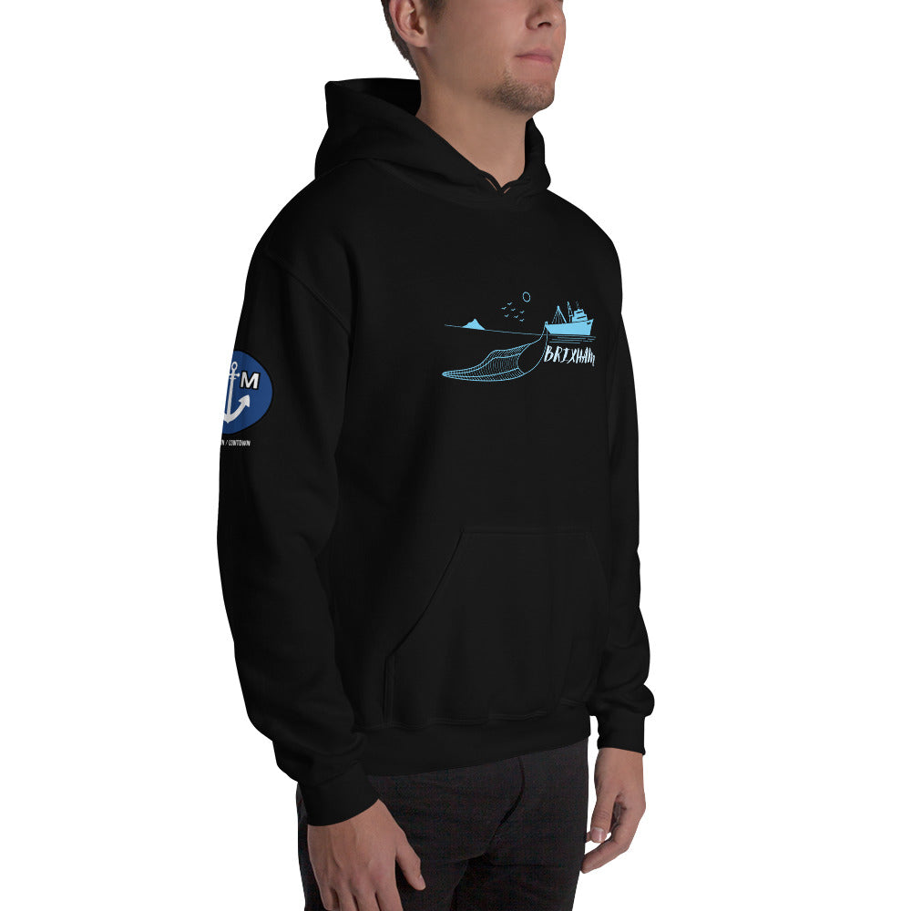 BRIXHAM BM Trawler Unisex Hoodie right side