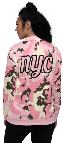 MYNY-Hub-NYC-Pink-Camo-Bomber-Jacket-back