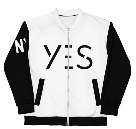 MYNY Hub "NYC Yes" Unisex Bomber Jacket