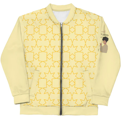 MYNYHUB Focused Motivated Blessed bomber jacket