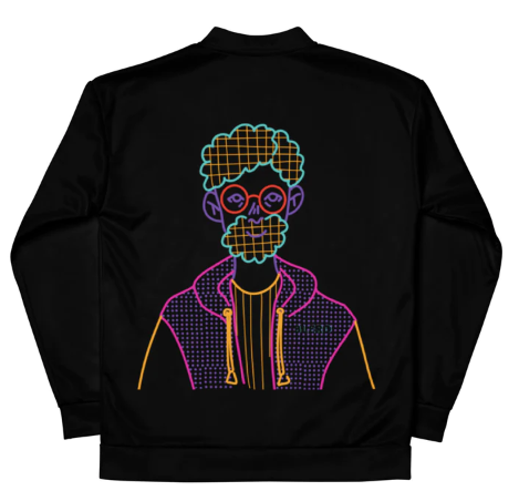 MYNY Hub "Blerd " Unisex Bomber Jacket