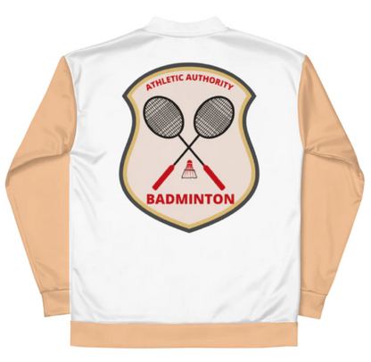 Athletic Authority " Badminton" Unisex Bomber Jacket