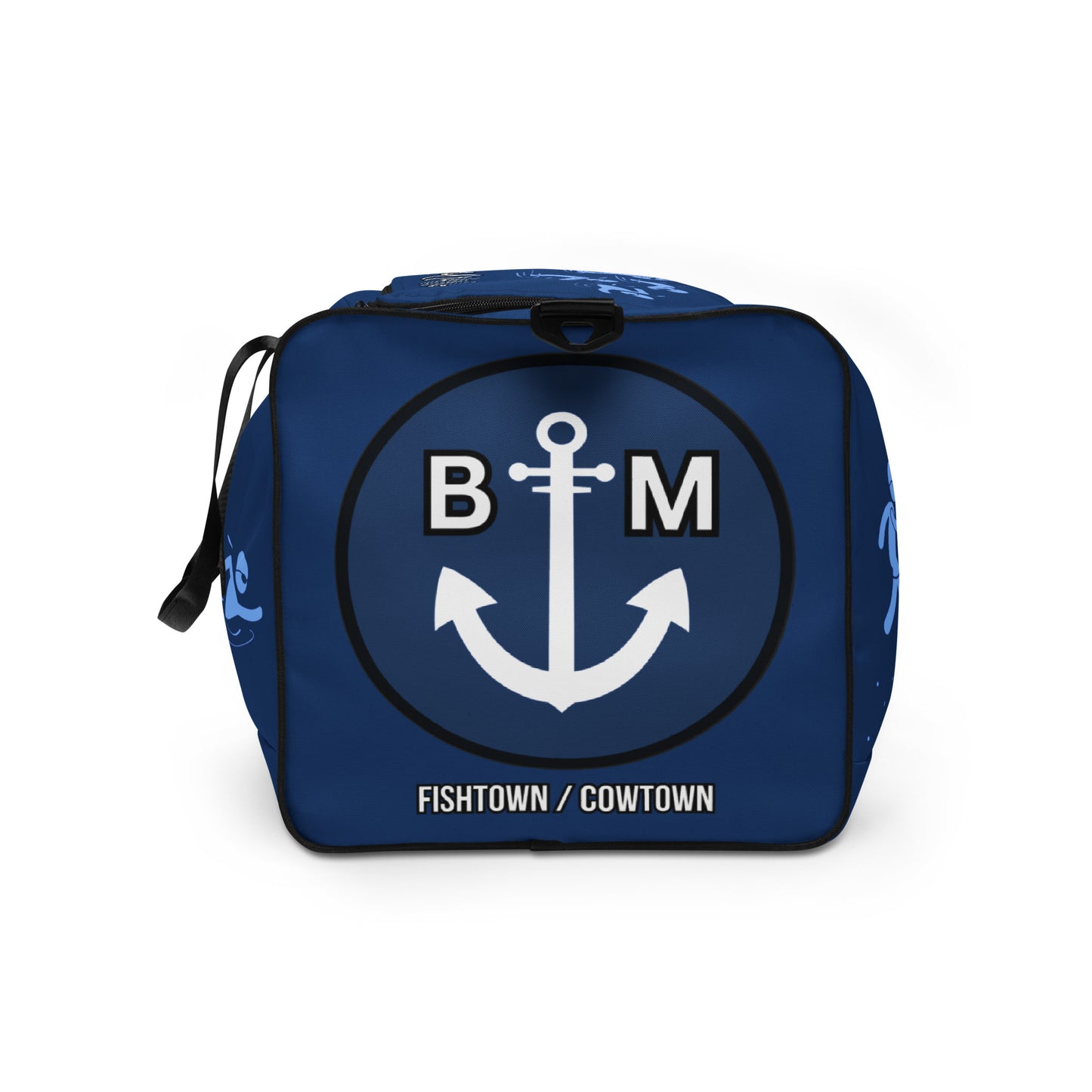 BRIXHAM BM Wild Swimming Duffle bag end with logo