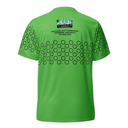 CERT GOLF 2024 Recycled unisex sports jersey