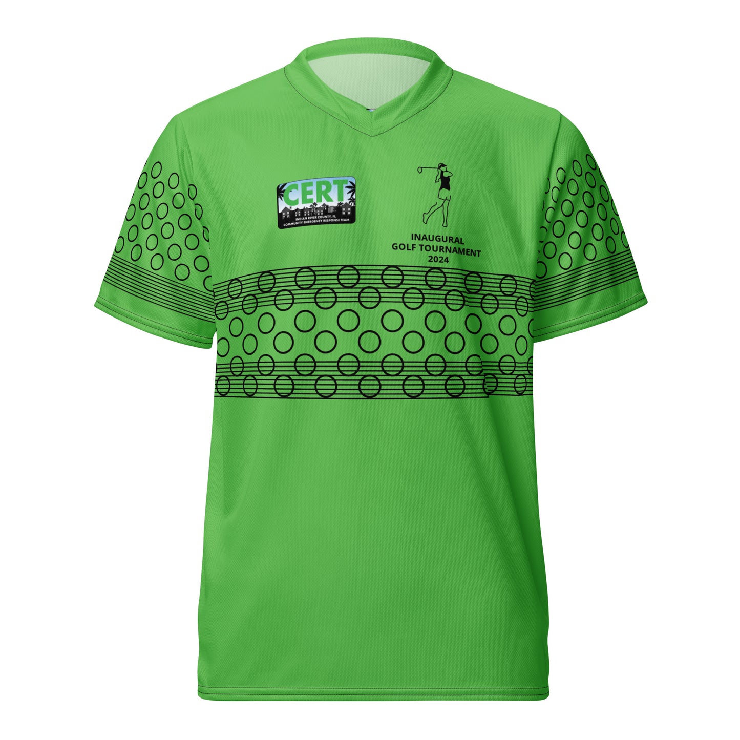 CERT Golf Women's Recycled unisex sports jersey