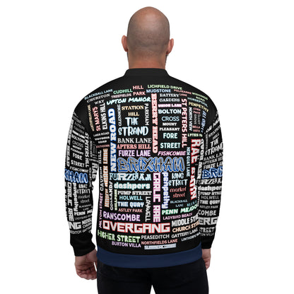 BRIXHAM BM Streets 1 Unisex Bomber Jacket back