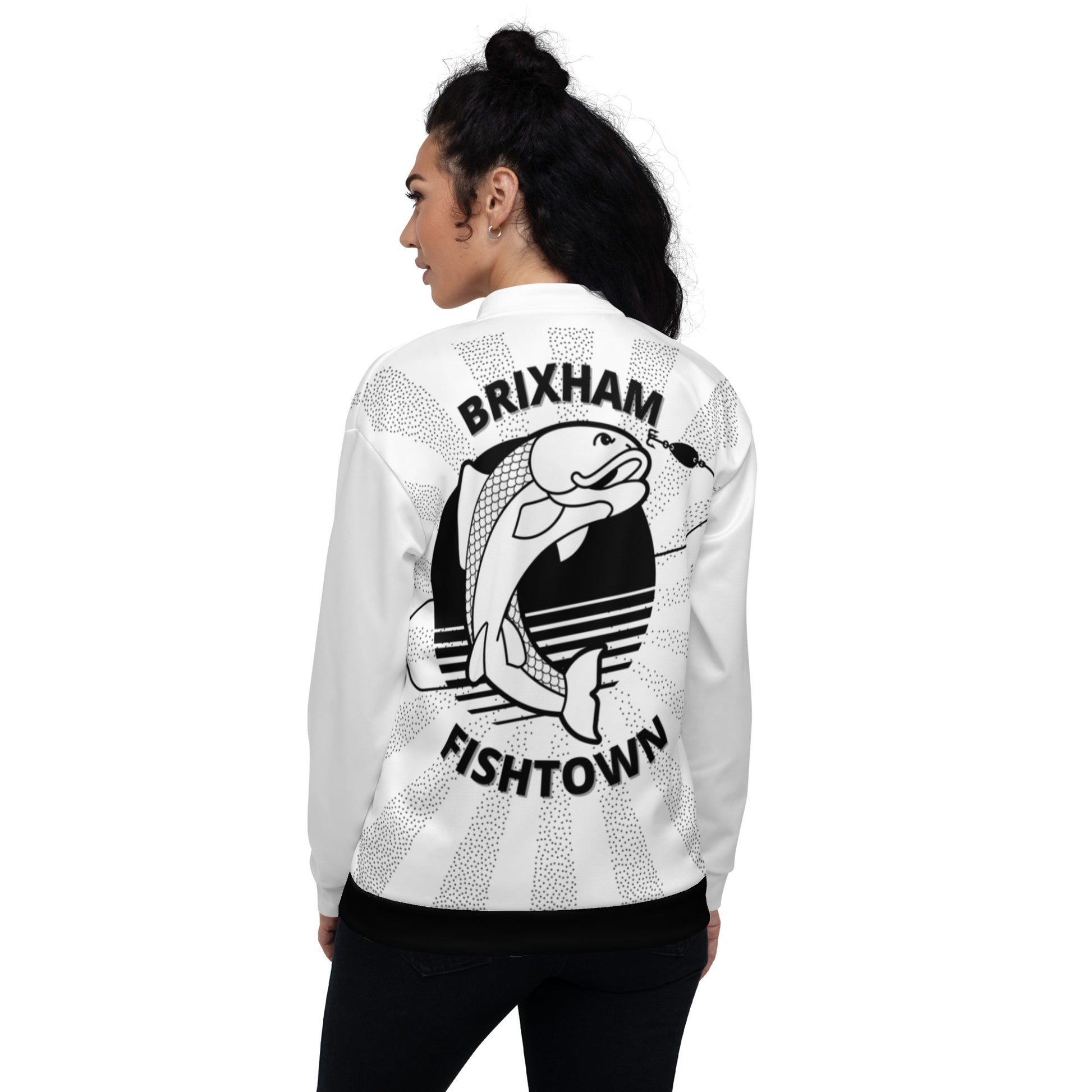 BRIXHAM BM Fishtown Unisex Bomber Jacket back