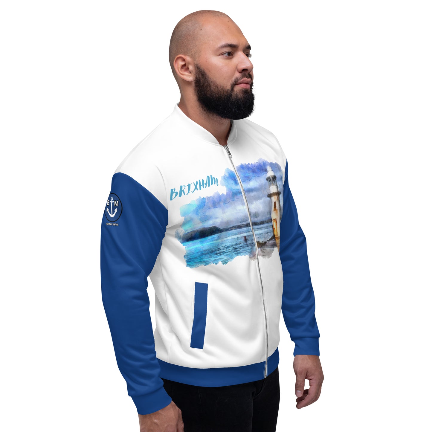 BRIXHAM BM Lighthouse Unisex Bomber Jacket